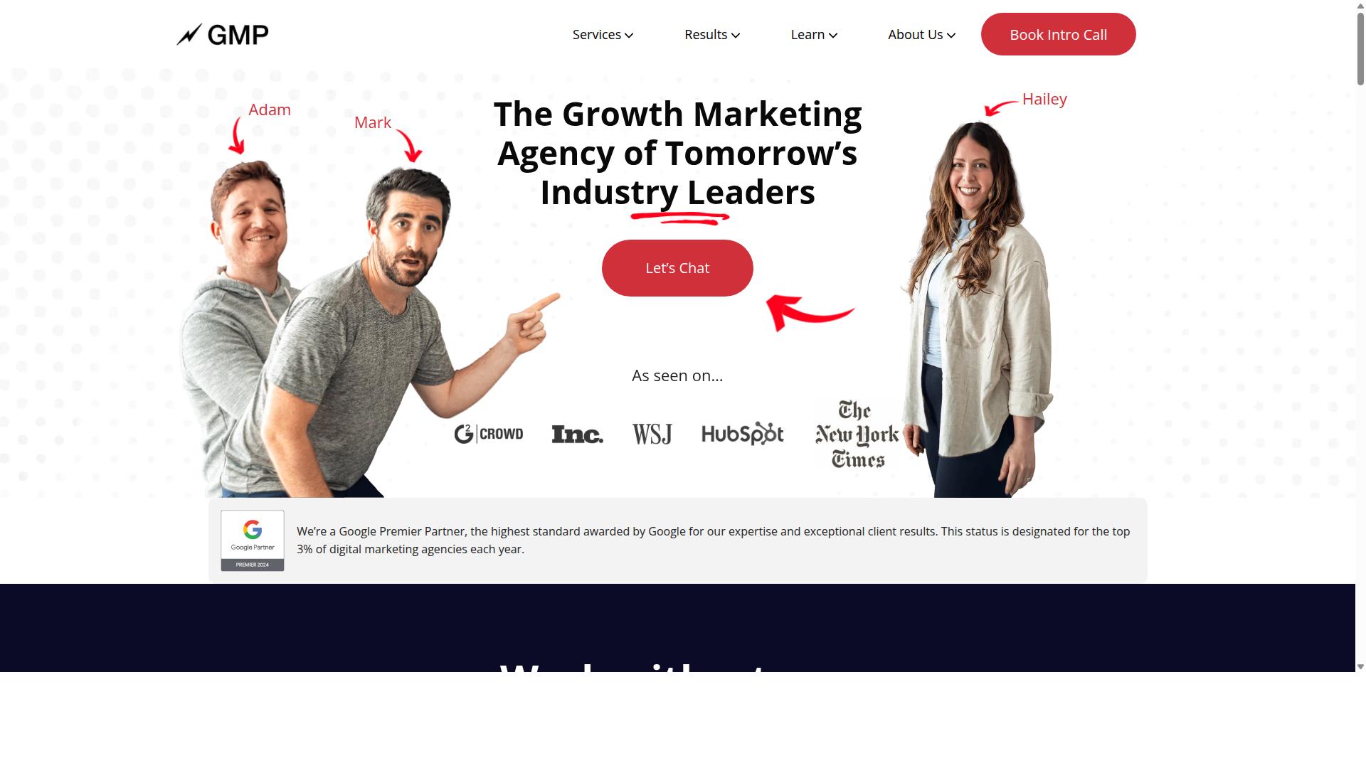 Growth Marketing Pro website